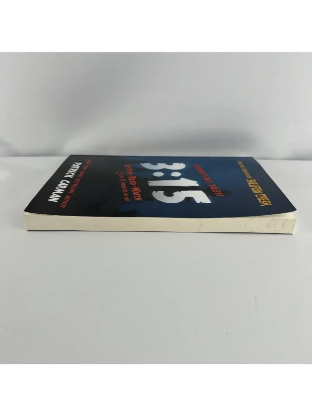 Patrick Carman 3:15: Listen, read, and watch Terrifying Tales  Paperback Book